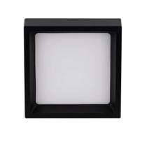 Painel LED Sobrepor Quadrado Preto 24W 3000K Bivolt Opus Painel LED Sobrepor Quadrado Preto 24W 3000K Bivolt Opus