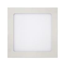 Painel Led Sobrepor Quadrado Slim 18W 3000K (Luz Amarela) - KIAN