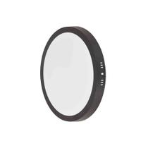 Painel LED Sobrepor Redondo 288mm 24W Bivolt 6.500K - Preto Painel LED Sobrepor Redondo 288mm 24W Bivolt 6.500K - Preto