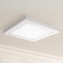 Painel Led Sobrepor Teto Bivolt Luminaria Decorar Iluminação Sobreposto Branco Quente Painel Led Sobrepor Teto Bivolt Luminaria Decorar Iluminação Sobreposto Branco Quente