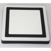 Painel LED Taschibra Dual Color 18W+6W Sobrepor Quadrado Pto