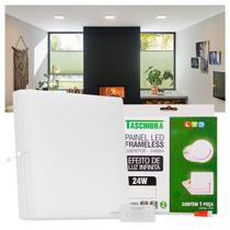 Painel LED Taschibra Frameless 24W Quadrado Sobrepor