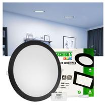 Painel LED Taschibra LUX Black 24W Redondo Embutir