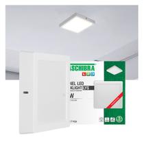 Painel LED Taschibra Lys 12W Quadrado Sobrepor