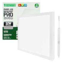 Painel LED Taschibra Pro 32W Sobrepor 40x40cm Autovolt 110V/220V