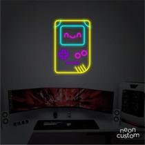 painel letreiro led Neon GameBoy decoracao festa bar