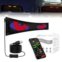 Painel Letreiro Matriz De Led Flexível Imagens Textos 64*16