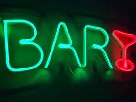 Painel Letreiro Neon Led Bar Iluminação 50cm Com Controle - Verde