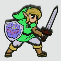 Painel Link Zelda Em Camadas Mdf Cores 3d 59cm Q3d0001