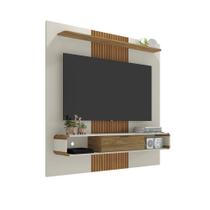 Painel Lisboa 1 Porta Off White Cinamomo Ripado TV 65 2075676 Bechara