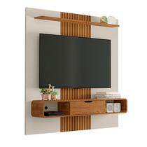 Painel Lisboa Off-White com Naturalle com Ripado - BECHARA