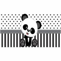 Painel Lona Banner Panda Baby 100X70Cm Festa Aniversário