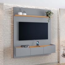 Painel Luciana 100% MDF Tuboarte 3 Porta Basculante p/ TVs de Até 55 Polegadas