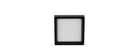 Painel Luminária Deep Sobrepor 19x19cm Preto Led 18W Bivolt Stella