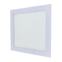 Painel Luminaria Embutir Led 12w 6500k Quadrado 16,7x16,7cm