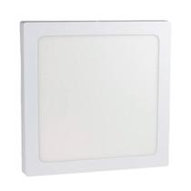 Painel Luminária Plafon Sobrepor LED Quadrado 24w 6500k - Economax - Evidência