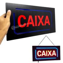 Painel Luminoso Caixa Neon Placa Led Letreiro Alto Brilho LE4002 - Lelong