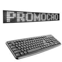 Painel Luminoso Letreiro Led Itinerário Caminhão Van 6L 64C