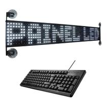 Painel Luminoso Letreiro Led Itinerário Caminhão Van 8L 64C