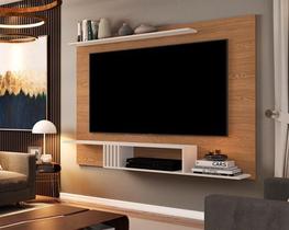 Painel Luxo 1.6 Tvs até 55 Freijó Off White