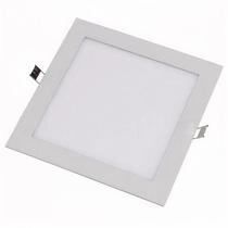 *Painel Luz Led Pop Plafon Embutir Quadrado 24w Branca Avant