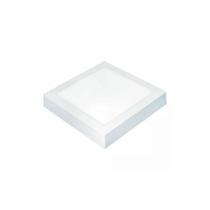 Painel Luz Quadrado Led 18w 22,5x22,5 Sobrepor Luminária Plafon Cor Amarela Quente 3000k Voltagem 110v/220v - Brilia