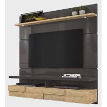 Painel Madetec Com Bancada Lana Madetec 1.60 Titanio/Carvalho