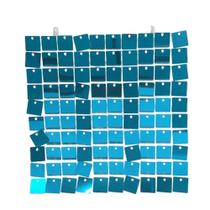 Painel Mágico Decorativo Lantejoula Shimmer Wall Azul - Open Star