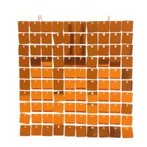 Painel Mágico Decorativo Lantejoula Shimmer Wall Laranja