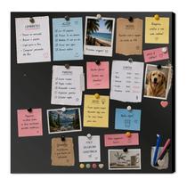 Painel Magnético Moderno Para Home Office Organização Tarefas e Recados 60x60cm Painel Magnético Moderno Para Home Office Organização Tarefas e Recados 60x60cm