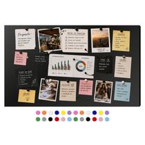 Painel Magnético Profissional 90x60cm Para Empresas Escritórios Home Office Com 48 Imãs