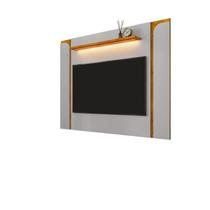 Painel Maresias Para Tv de 75" Off-White/Naturalle - Bechara