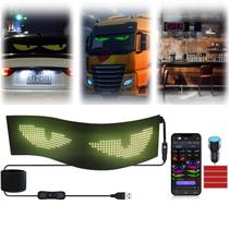 Painel matricial de LED programável Devil Eyes Light para carros, 23 polegadas x 5 polegadas, display LED flexível para carro, sinal LED para carro, LED Eyes para carro, adequado para janelas de carros e caminhões Painel matricial de LED programável Devil Eyes Light para carros, 23 polegadas x 5 polegadas, display LED flexível para carro, sinal LED para carro, LED Eyes para carro, adequado para janelas de carros e caminhões