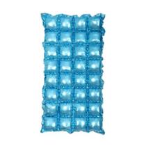Painel Metalizado Fosco tipo Shimmer Wall Retângular Inflavel 50x100cm Azul Turquesa