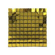 Painel Metalizado Shimmer Wall Dourado Vintage - 30x30cm - 1 unidade - ArtLille