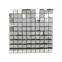 Painel Metalizado Shimmer Wall Prata - 30x30cm - 1 unidade - ArtLille - Rizzo