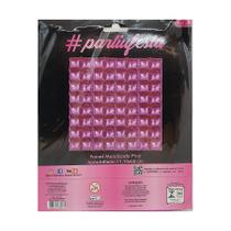 Painel Metalizado tipo Shimmer Wall Inflável - 110 x 60 cm - Rosa Metálico - 1 unidade - - Rizzo