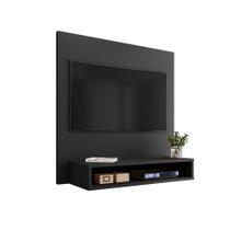 Painel milao para tv até 32 preto com nicho funcional