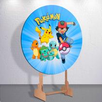 Painel Mini ou Grande Sublimado Capa Decorativa Caçadores Anime Poke e Amigos Festa Estampa Redondo Painel Mini ou Grande Sublimado Capa Decorativa Caçadores Anime Poke e Amigos Festa Estampa Redondo