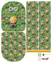 Painel Mochila Média Games - Dzen Sintético Doll Estampado