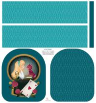 Painel Mochila Mini Alice Fechadura - Ana Campana Sintético Doll Estampado