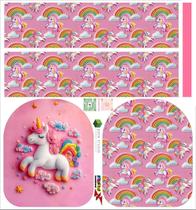 Painel Mochila Mini Unicórnio - Dzen Sintético Doll Estampado