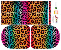 Painel Mochila Onça Colorida - Sintético Doll Estampado Painel Mochila Onça Colorida - Sintético Doll Estampado