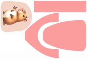 Painel Mochila Transversal Capivara Borboleta - Ponto X Tecidos Doll Estampado