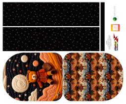 Painel Mochila Urso 3D - Dzen Sintético Doll Estampado