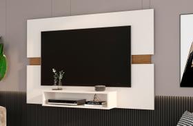 Painel moderno com nicho para tv ate 50 polegadas