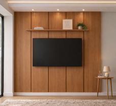 Painel Moderno para TV até 75 Polegadas 100% MDF 232CMX250CM Prateleira