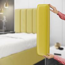 Painel Modulado Nashira 160 / N-035 Veludo Amarelo