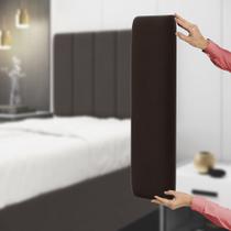 Painel Modulado Nashira 160 / Z-010 Sued Marrom