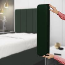 Painel Modulado Nashira 60x20 Cm / N-026 Veludo Verde Painel Modulado Nashira 60x20 Cm / N-026 Veludo Verde